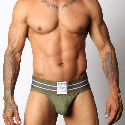 Cellblock 13 Tight End jockstrap army green