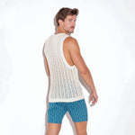 Code 22 knit muscle tank 7002 off-white