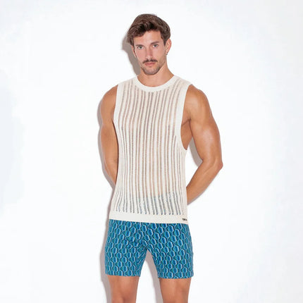 Code 22 knit muscle tank 7002 off-white