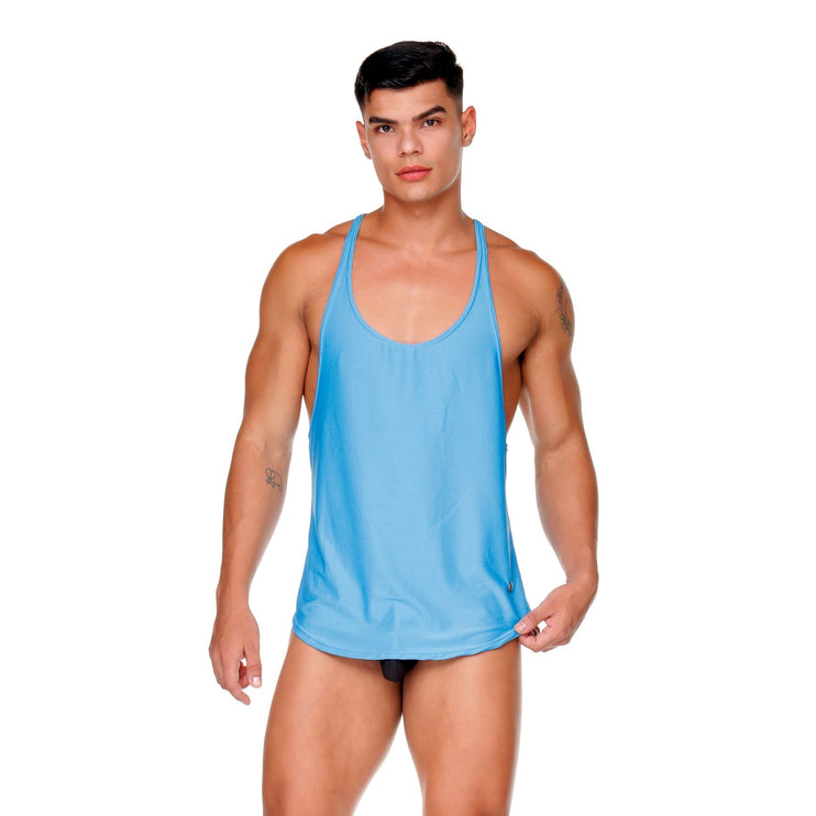 Gigo Arab tank micromesh blue