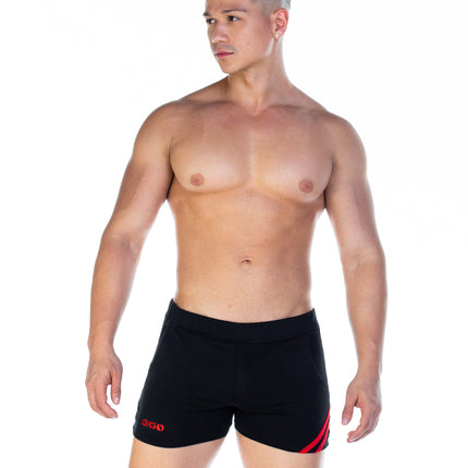 Gigo Forever 3" short black/red