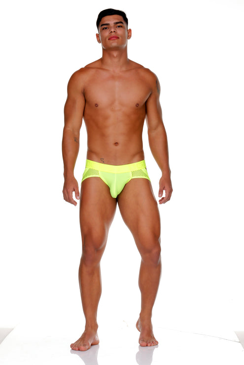 Gigo Morocco jockbrief mesh neon yellow