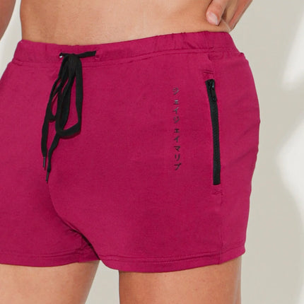 JJ Malibu Karma 2" short w/zipper pockets berry