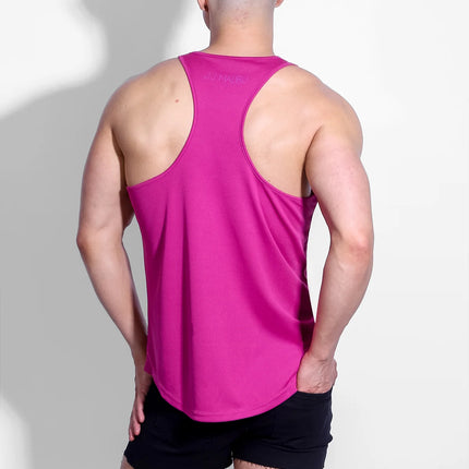 JJ Malibu Microfiber Dri-fit tank dark pink