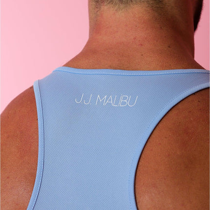 JJ Malibu Microfiber Dri-fit tank sky blue