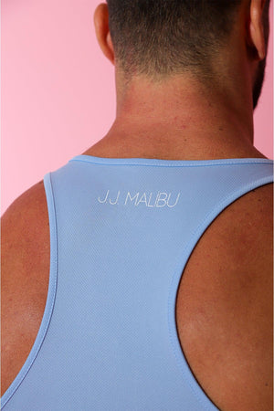 JJ Malibu Microfiber Dri-fit tank sky blue