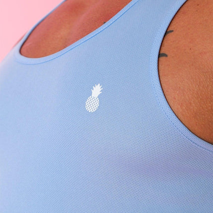 JJ Malibu Microfiber Dri-fit tank sky blue