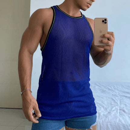 JJ Malibu Noticed tank mesh blue