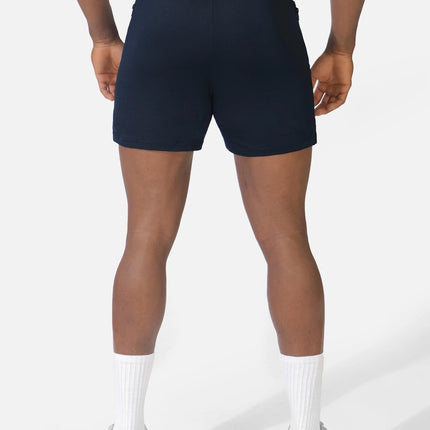 Jed North Agile 4" gym short w/zipper pockets navy