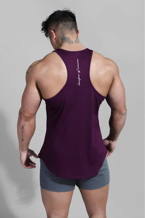 Jed North Microfiber Dri-fit tank dark purple