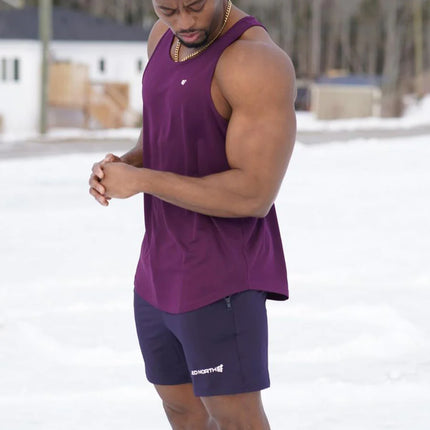 Jed North Microfiber Dri-fit tank dark purple