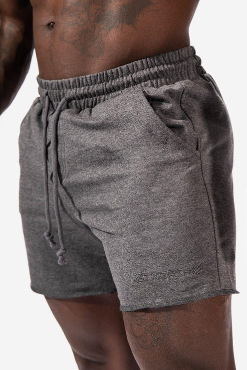 Jed North Motion 5" sweat short grey