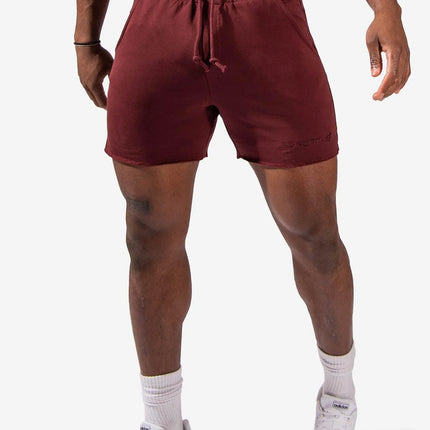 Jed North Motion 5" sweat short maroon