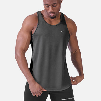 Jed North Microfiber Dri-fit tank dark grey