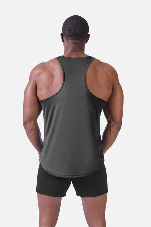 Jed North Microfiber Dri-fit tank dark grey