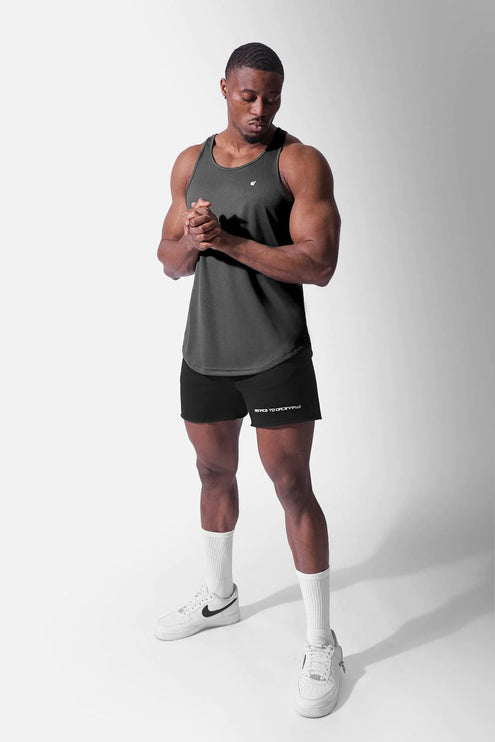 Jed North Microfiber Dri-fit tank dark grey