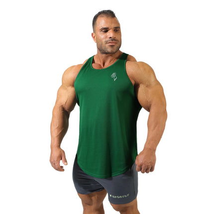 Jed North Microfiber Dri-fit tank green