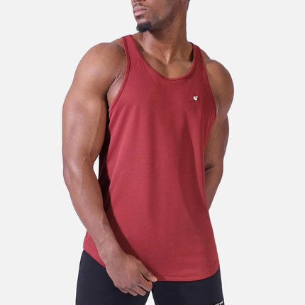 Jed North Microfiber Dri-fit tank maroon