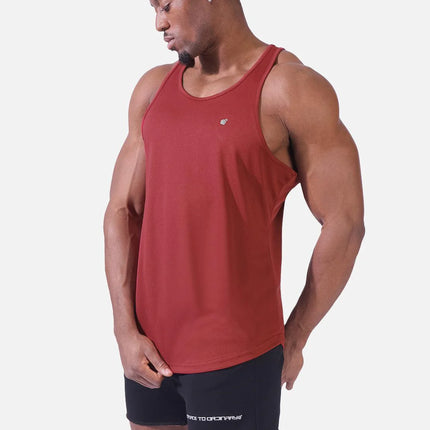 Jed North Microfiber Dri-fit tank maroon