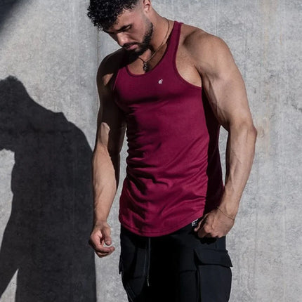 Jed North Microfiber Dri-fit tank maroon