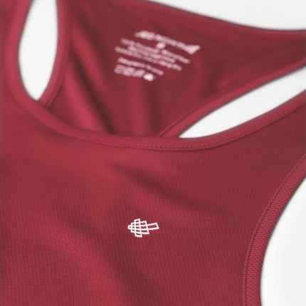 Jed North Microfiber Dri-fit tank maroon