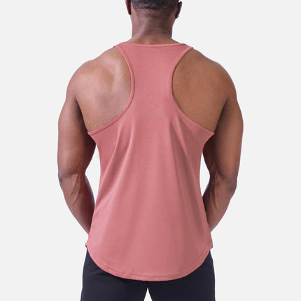 Jed North Microfiber Dri-fit tank salmon pink