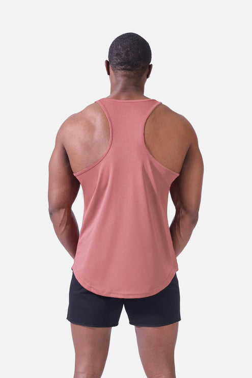 Jed North Microfiber Dri-fit tank salmon pink