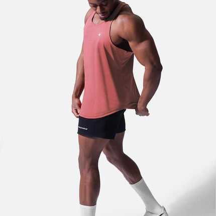 Jed North Microfiber Dri-fit tank salmon pink