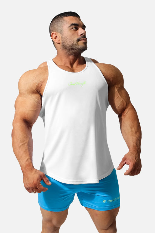 Jed North Microfiber Dri-fit tank white