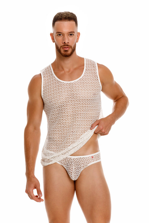 JOR Oporto lace tank white