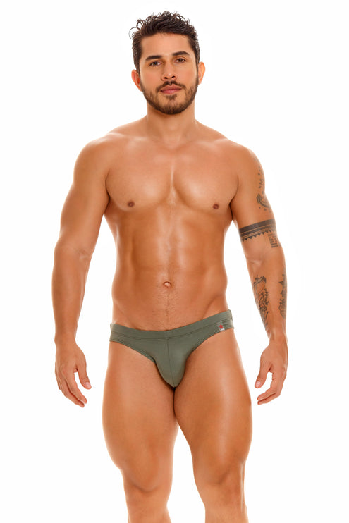 JOR Capri swim bikini brief green