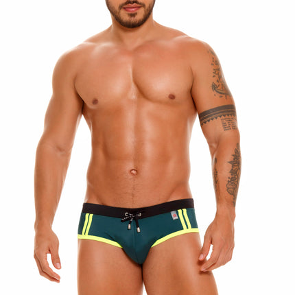 JOR Maui swim brief green