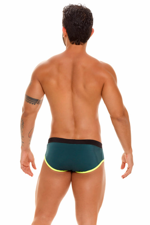 JOR Maui swim brief green