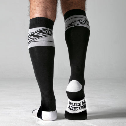 Locker Gear LK1101 knee-high socks black