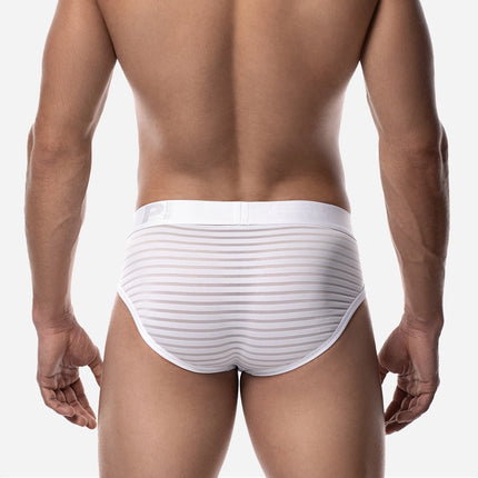 PUMP! Whisper mesh brief white