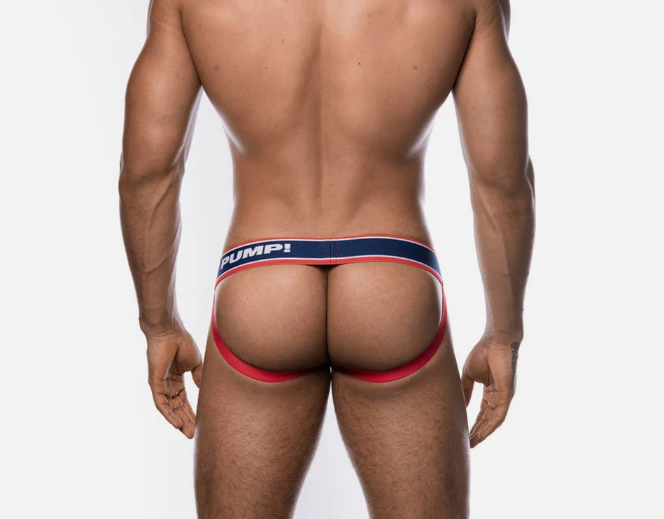 PUMP! Big League mesh jockstrap navy