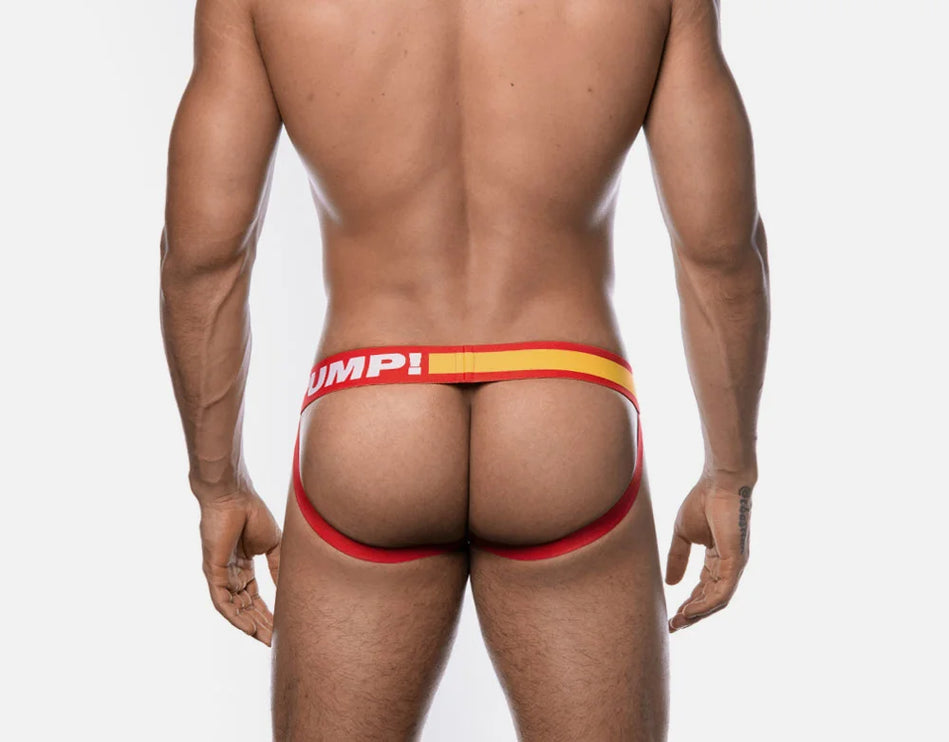 PUMP! Flash mesh jockstrap red