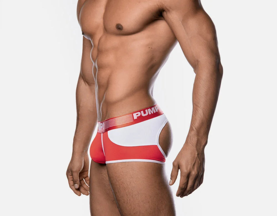 PUMP Access mesh jockboxer red