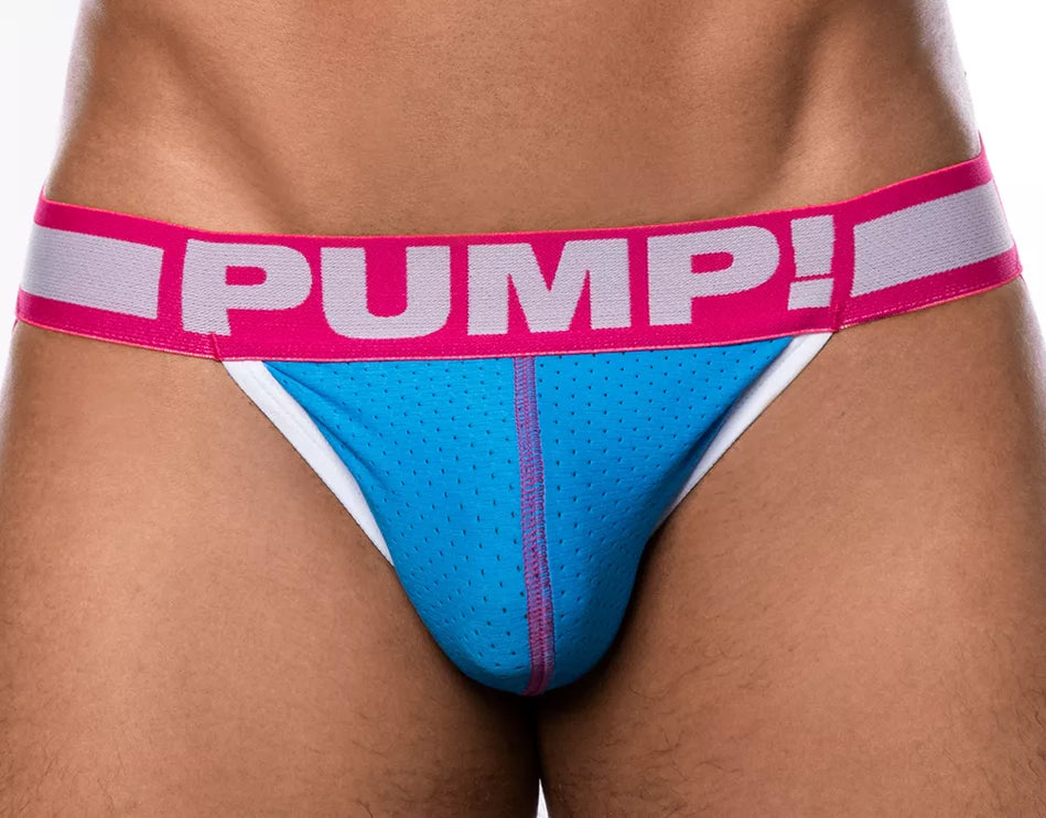 PUMP! Sugar Rush mesh jockstrap blue