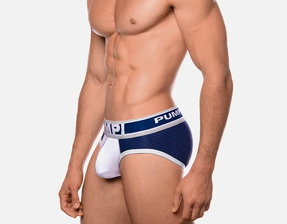 PUMP! Touchdown Thunder mesh brief navy