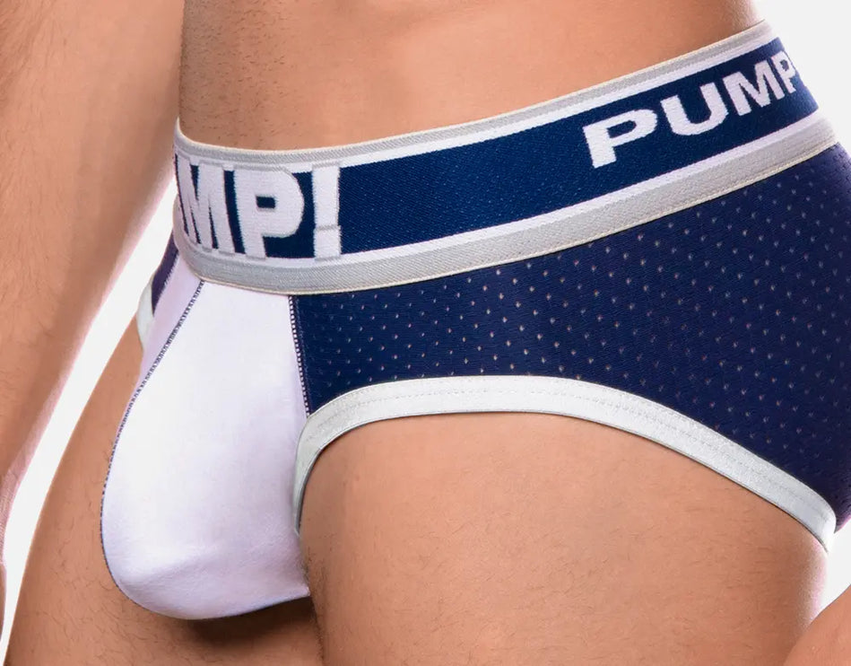 PUMP! Touchdown Thunder mesh brief navy