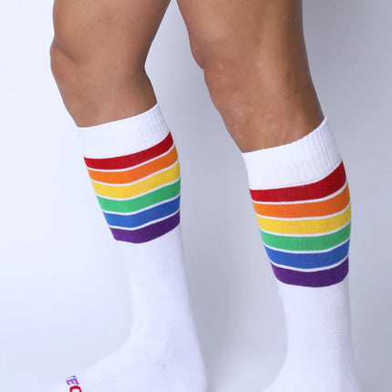 Timoteo Pride socks white