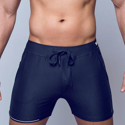 Supawear Full Lined 4" mesh short black onyx