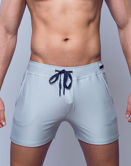 Supawear Full Lined 4" mesh short grey