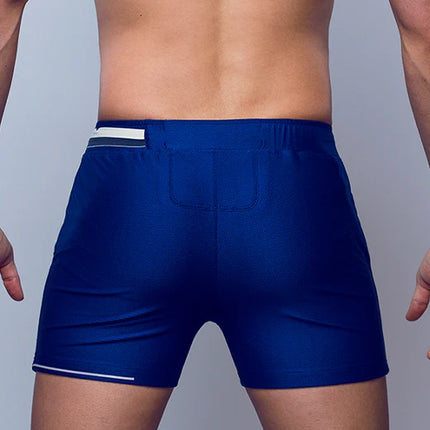 Supawear Full Lined 4" mesh short limoges blue