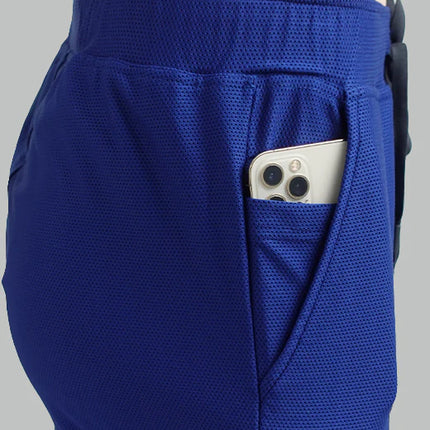 Supawear Full Lined 4" mesh short limoges blue