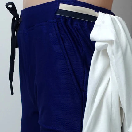 Supawear Full Lined 4" mesh short limoges blue