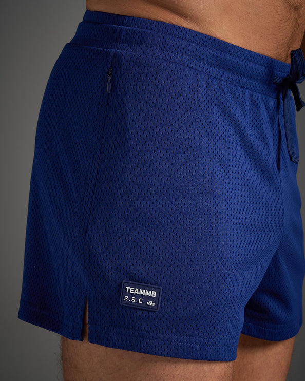 Teamm8 S.S.C 3" mesh short blue