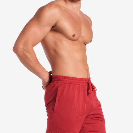 Teamm8 S.S.C 6" mesh short red