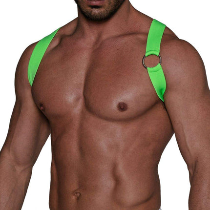 TOF Party Boy harness neon green